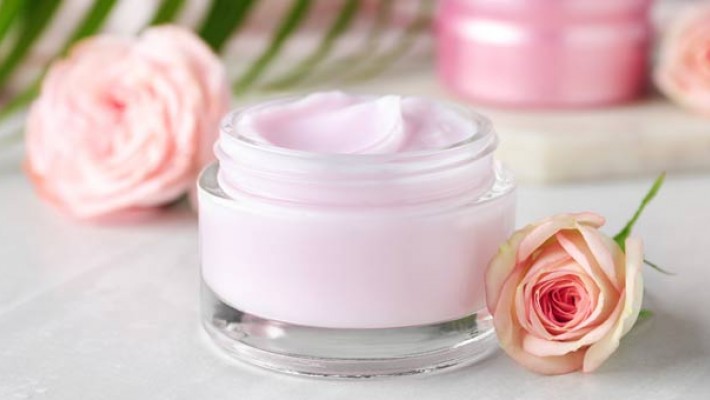 Creme facial de rosa 